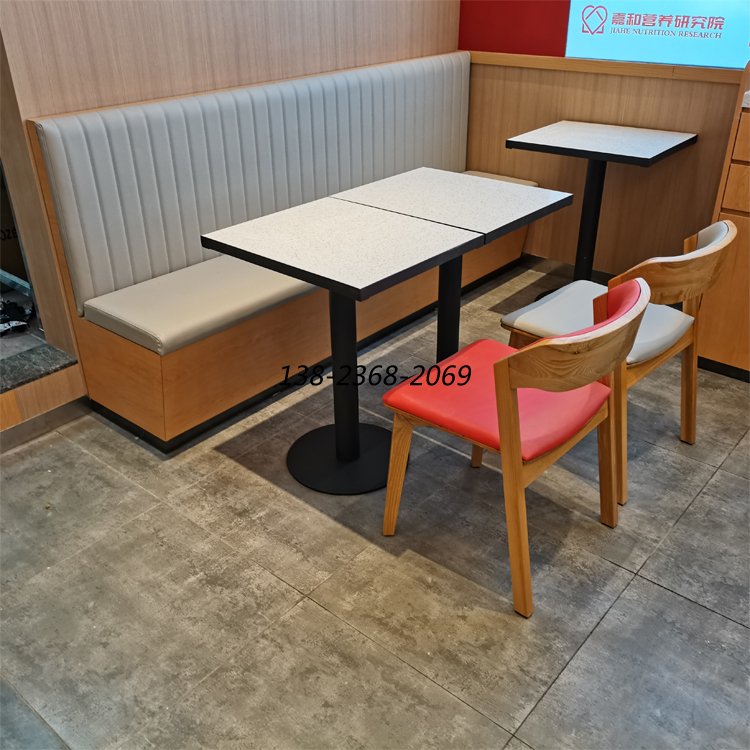 茶餐廳靠墻沙發(fā)訂制，餐